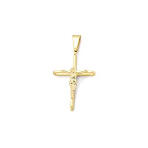 PINGENTE CRUCIFIXO DOURADO