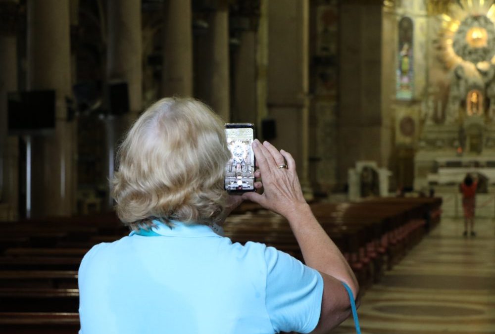 Turistas conheceram a Basílica Santuário de Nazaré